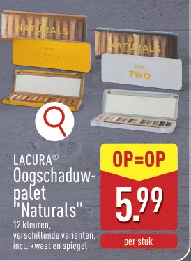 Aanbieding: Oogschaduwpalet "Naturals"