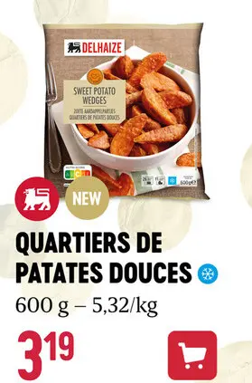 Offre: Quartiers de patates douces