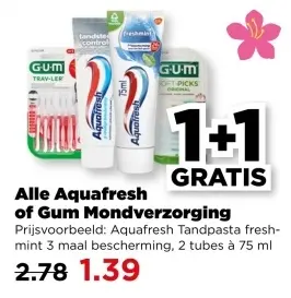 Aanbieding: Aquafresh of Gum Mondverzorging