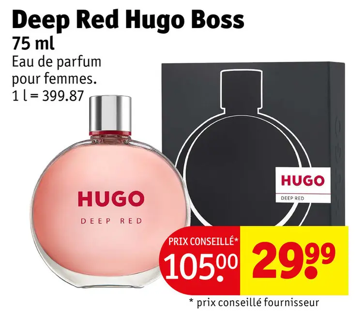 Offre: Deep Red Hugo Boss