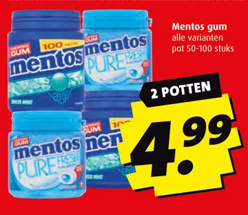 Aanbieding: Mentos gum
