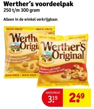 Aanbieding: Werther's voordeelpak