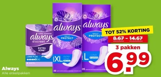 Aanbieding: Always
