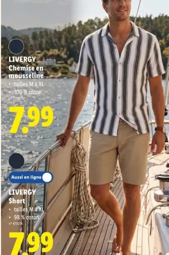 Offre: Chemise en mousseline