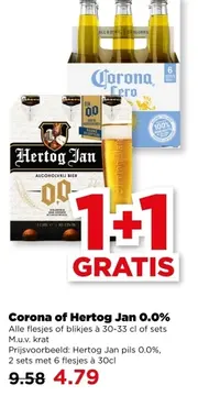 Aanbieding: Corona of Hertog Jan 0.0%