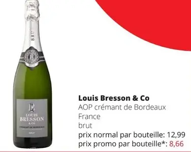 Offre: AOP crémant de Bordeaux brut