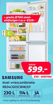 Aanbieding: Samsung RB34C605CWW/EF
