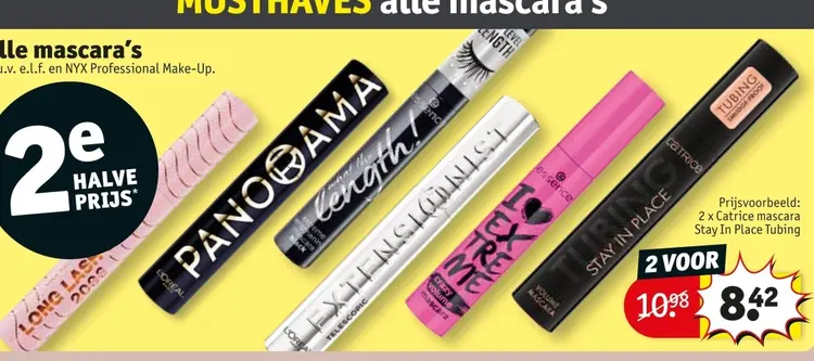 Promotie: Catrice mascara Stay In Place Tubing