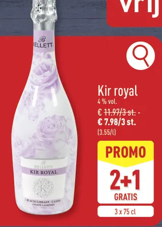 Promotie: Kir royal