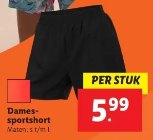 Aanbieding: Korte dames sportbroek