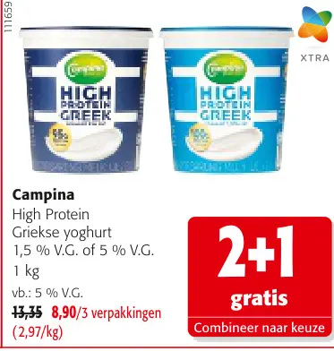 Promotie: High Protein Griekse yoghurt