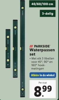 Aanbieding: Waterpassen set