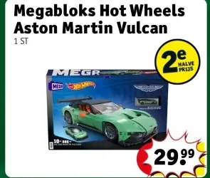 Aanbieding: Megabloks Hot Wheels Aston Martin Vulcan