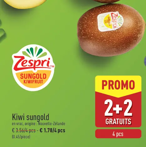 Offre: Kiwi sungold