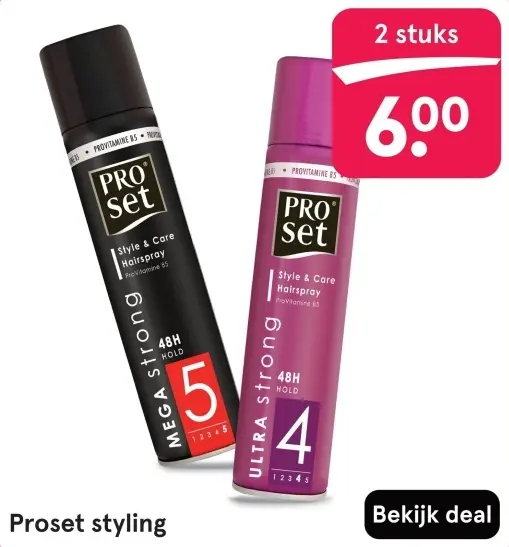 Aanbieding: Proset styling
