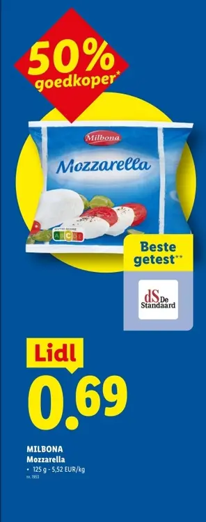 Promotie: Mozzarella