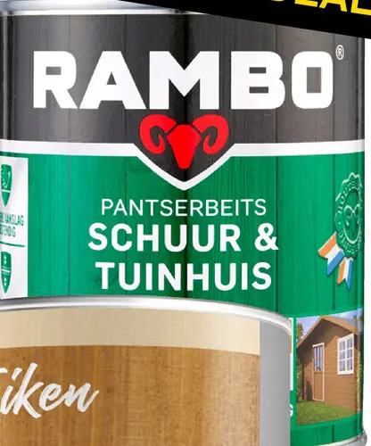 Aanbieding: Rambo pantseberts schuur & tuinhuis