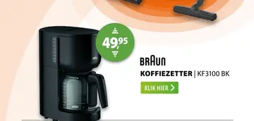Aanbieding: Koffiezetter kf3100 bk