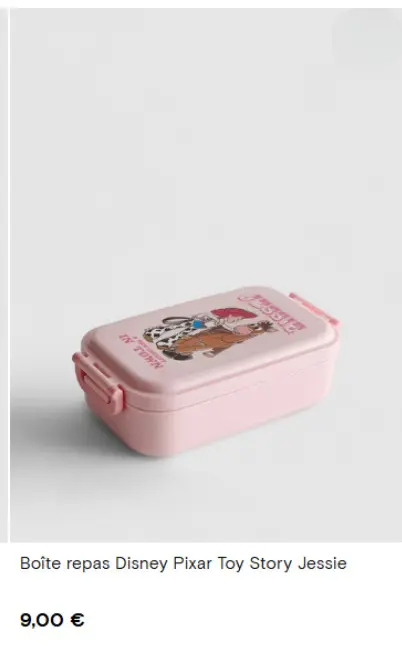 Offre: Boîte repas Disney Pixar Toy Story Jessie