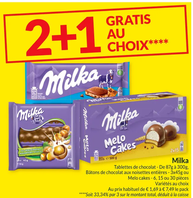 Offre: Milka Chocolat