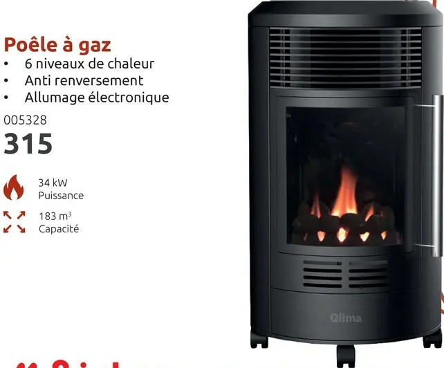Offre: Poêle à gaz