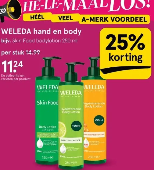 Aanbieding: WELEDA hand en body