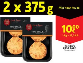 Aanbieding: Tortilla's