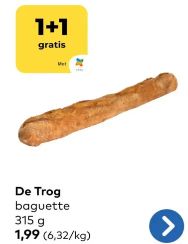 Promotie: De Trog baguette