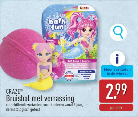 Promotie: Bruisbal met verrassing