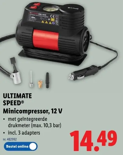 Promotie: Minicompressor, 12 V