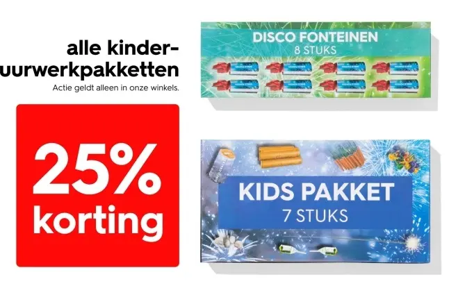 Aanbieding: kinderuurwerkpakketten