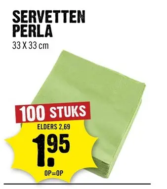Aanbieding: Servetten Perla