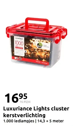 Aanbieding: Luxuriance Lights cluster kerstverlichting