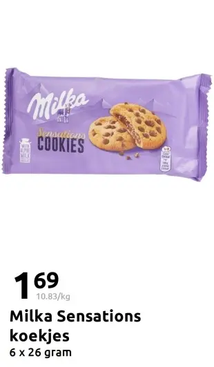 Promotie: Milka Sensations koekjes