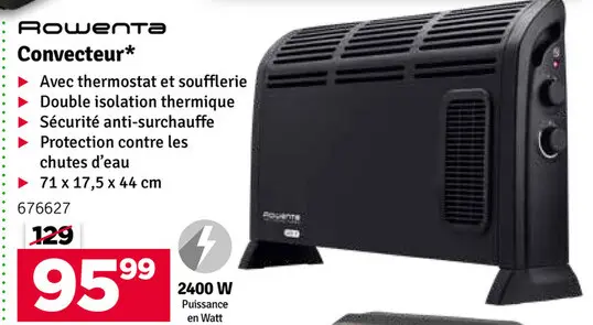 Offre: Convecteur