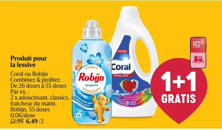 Offre: Produit pour la lessive