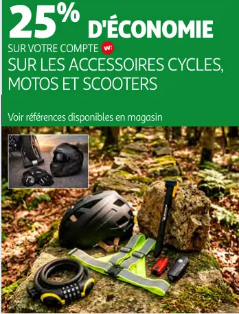 Offre: Accessoires cycles, motos et scooters