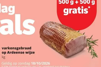 Promotie: Varkensgebraad op Ardeense wijze