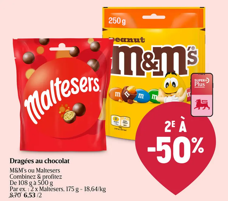 Offre: Dragées au chocolat