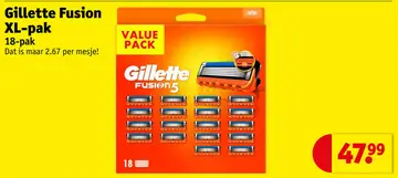 Aanbieding: Gillette Fusion XL-pak