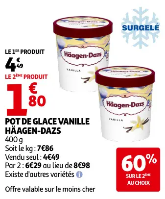 Promotie: Pot de glace vanille
