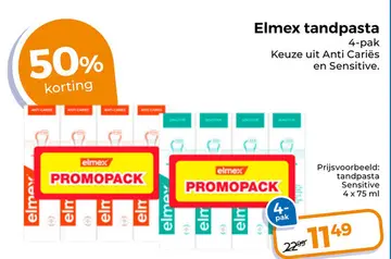 Aanbieding: Elmex tandpasta