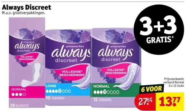 Aanbieding: Always Discreet