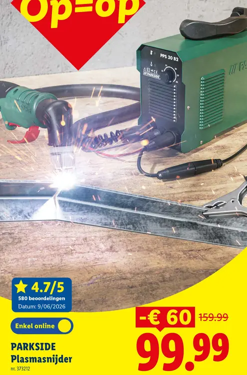 Promotie: Plasmasnijder