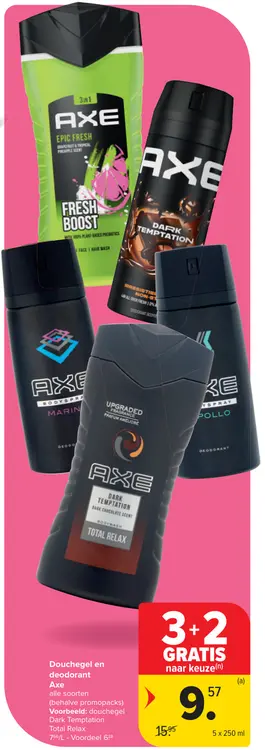 Promotie: Douchegel en deodorant