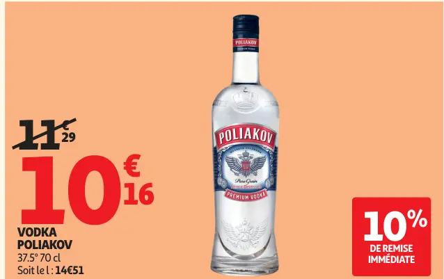 Promotie: Vodka Poliakov