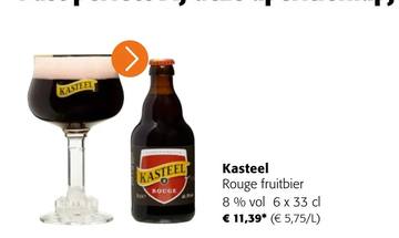 Aanbieding: Kasteel Rouge fruitbier