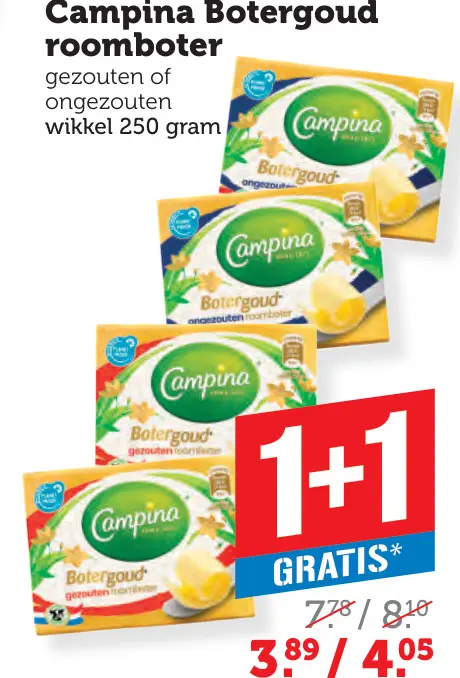 Aanbieding: Botergoud roomboter