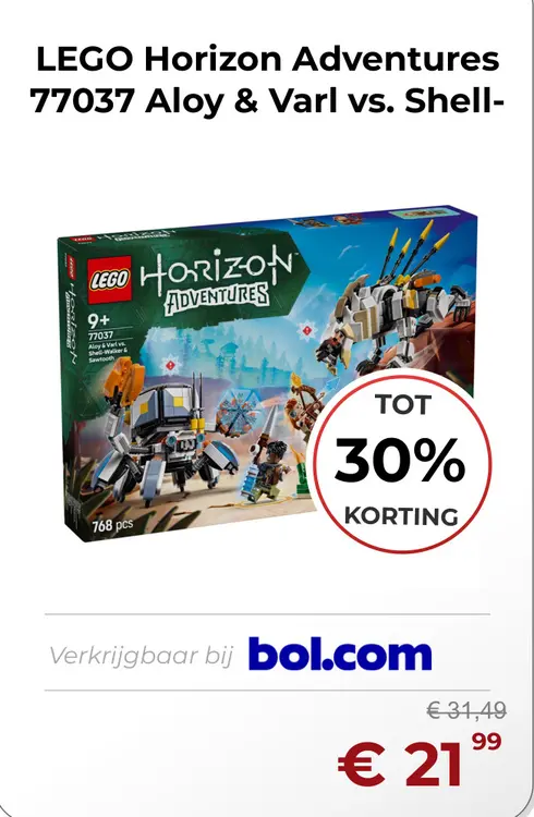 Aanbieding: Horizon Adventures 77037 Aloy & Varl vs. Shell