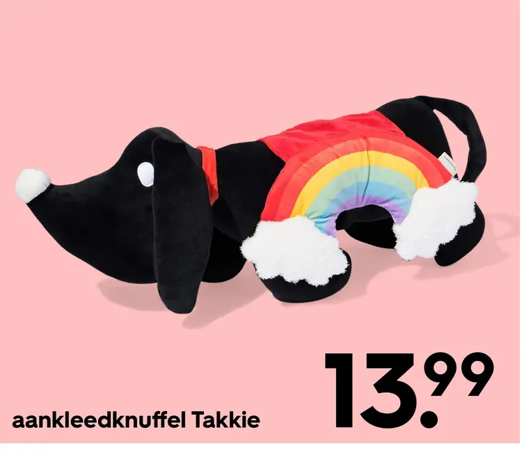 Promotie: aankleedknuffel Takkie